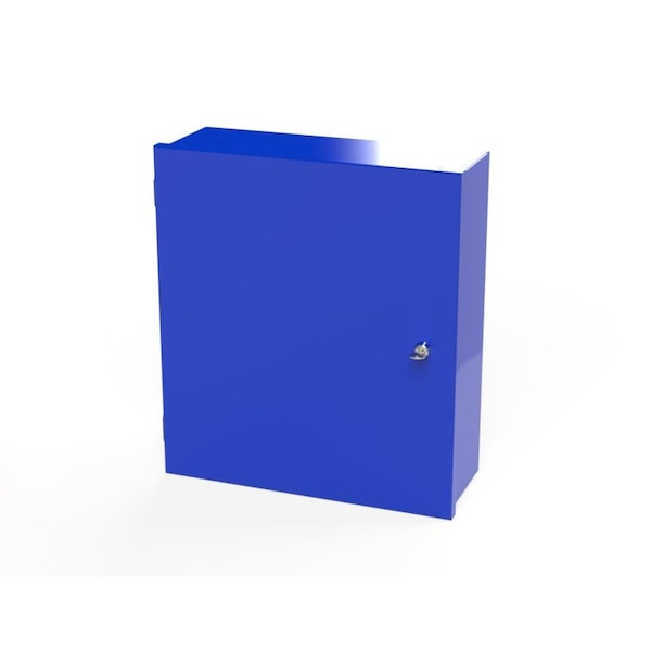 1/4 Turn Latch with Keylock Electrical Enclosures, 18 in H, 6 in D, 16 in W, NEMA 1, Carbon Steel